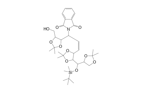 9-(tert-Butyldimethylsiloxy)-4-phthalimido-2,3;7,8;10,11-tri(isopropylidenedioxy)undec-5(Z)-en-1-ol