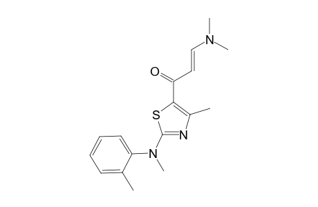3-Dimethylamino-1-[4-methyl-2-(methyl-o-tolyl-amino)-thiazol-5-yl]-prop-2-en-1-one