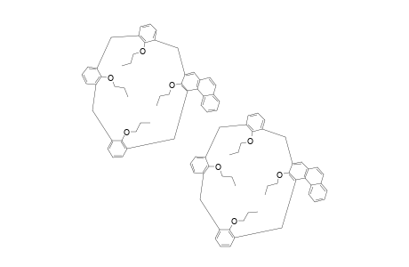 RAC-CONE-33,34,35,36-TETRAKIS-(PROPYLOXY)-CALIX-[3]-BENZENE-[1]-PHENANTHRENE
