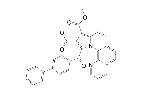 DIMETHYL-1-(4-PHENYLBENZOYL)-PYRROLO-[1,2-A]-[1,10]-PHENANTHROLINE-2,3-DICARBOXYLATE