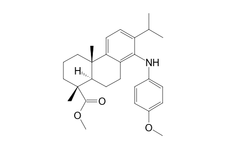 Methyl 14-(4-Methoxyphenyl)aminodehydroabietate