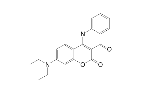 7-DIETHYLAMINO-4-PHENYLAMINO-3-FORMYLCOUMARIN