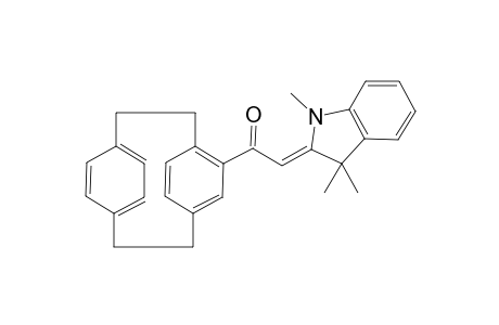E/Z mixture 4-[2.2]paracyclophanyl-(1',3',3'-trimethylindolin-2'-ylidenemethyl)ketone