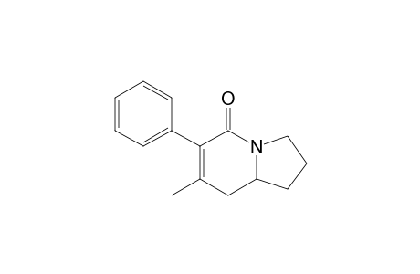 7-METHYL-6-PHENYL-2,3,8,8A-TETRAHYDRO-5-(1H)-INDOLIZINONE