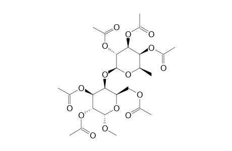 METHYL-2,3,6-TRI-O-ACETYL-4-O-(2',3',4'-TRI-O-ACETYL-BETA-D-GALACTOPYRANOSYL)-ALPHA-D-GALACTOPYRANOSIDE