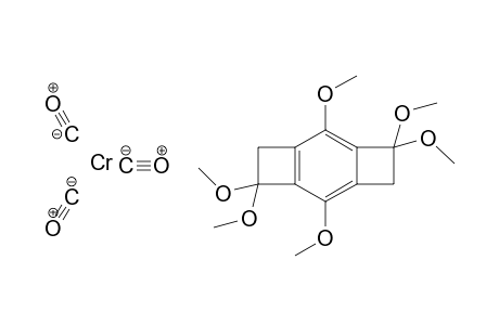 Tricarbonyl{2,4,4,7,9,9-hexamethoxytricyclo[6.2.0.0(3,6)]deca-1(8),2,6-triene}chromium(0)