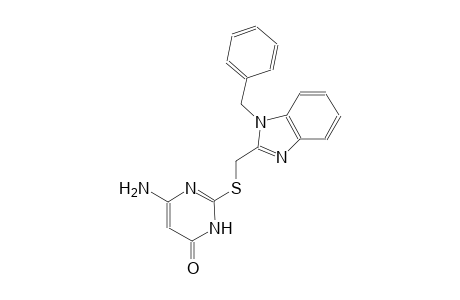 4(3H)-pyrimidinone, 6-amino-2-[[[1-(phenylmethyl)-1H-benzimidazol-2-yl]methyl]thio]-