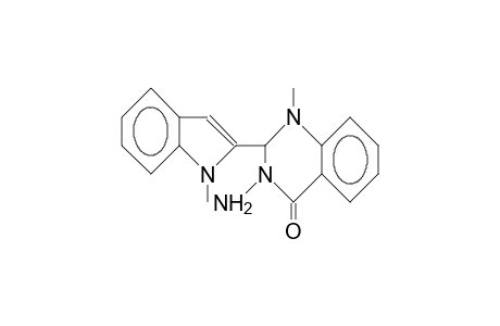 2-(1-Methyl-2-indolyl)-3-amino-1-methyl-2,3-dihydro-4(1H)-quinazolinone