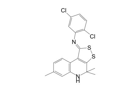 2,5-Dichloro-N-[(1Z)-4,4,7-trimethyl-4,5-dihydro-1H-[1,2]dithiolo[3,4-c]quinolin-1-ylidene]aniline