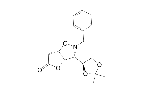 (3R,3aS,6aS)-Tetrahydro-2-benzyl-3-[(4S)-(2,2-dimethyl-1,3-dioxolan-4-yl)]furo[2,3-d]isoxazol-5(2H)-one