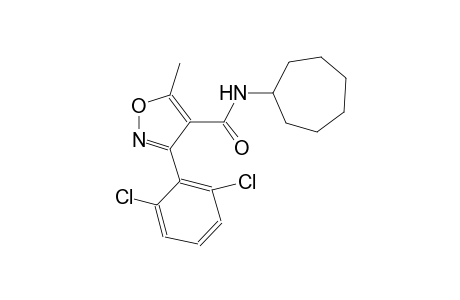 N-cycloheptyl-3-(2,6-dichlorophenyl)-5-methyl-4-isoxazolecarboxamide