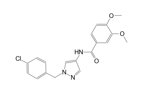 N-[1-(4-chlorobenzyl)-1H-pyrazol-4-yl]-3,4-dimethoxybenzamide