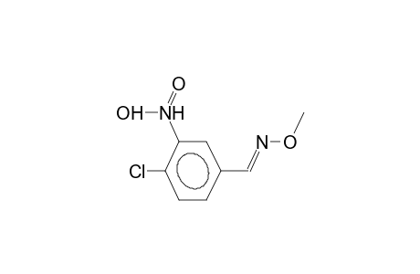 (E)-3-nitro-4-chlorobenzaldehyde oxime methyl ether