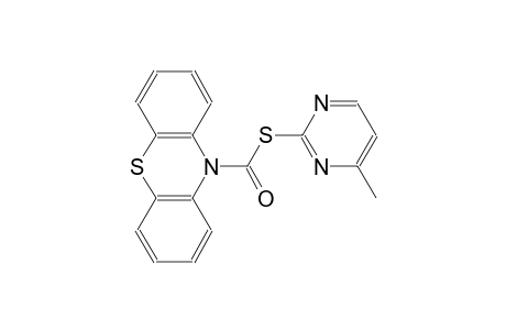 S-(4-methyl-2-pyrimidinyl) 10H-phenothiazine-10-carbothioate