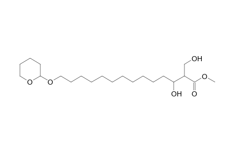 Methyl 3-hydroxy-2-hydroxymethyl-14-tetrahydropyranyloxytetradecanoate