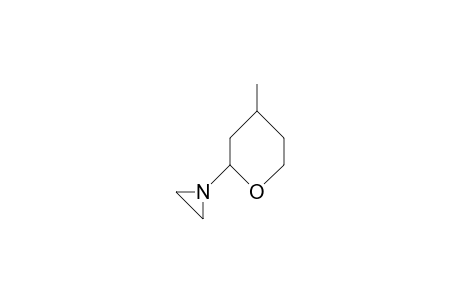 cis-4-Methyl-2-(aziridin-1-yl)-tetrahydropyran