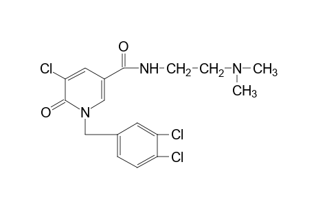 5-CHLORO-1-(3,4-DICHLOROBENZYL)-1,6-DIHYDRO-N-[2-(DIMETHYLAMINO)ETHYL]-6-OXONICOTINAMIDE