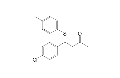 4-(4-Chlorophenyl)-4-p-tolylsulfanyl-butan-2-one