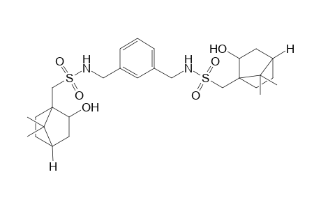 N-{3-(2'-Hydroxy-7',7'-dimethylbicyclo[2.2.1]hept-1'-ylmethylsulfonamidomethyl)benzyl}-2-hydroxy-7,7-dimethylbicyclo[2.2.1]hept-1-ylmethanesulfonamide