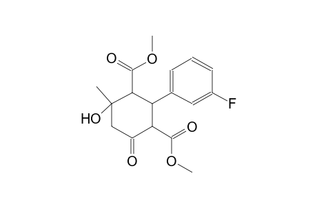 1,3-cyclohexanedicarboxylic acid, 2-(3-fluorophenyl)-4-hydroxy-4-methyl-6-oxo-, dimethyl ester