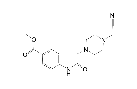 Methyl 4-(([4-(cyanomethyl)-1-piperazinyl]acetyl)amino)benzoate