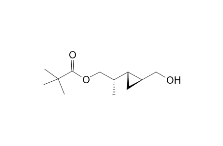 (2S*)-2-[(1S*,2S*)-2-(Hydroxymethyl)cyclopropyl]propyl 2,2-dimethylpropanoate