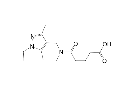 5-[[(1-ethyl-3,5-dimethyl-1H-pyrazol-4-yl)methyl](methyl)amino]-5-oxopentanoic acid