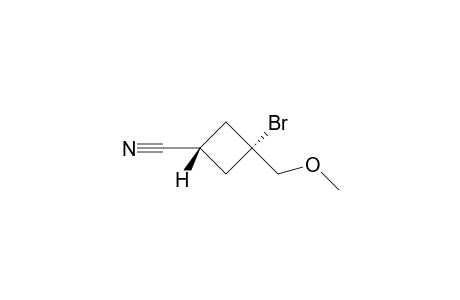 CIS-3-BROMO-3-METHOXYMETHYLCYCLOBUTANE-1-CARBONITRILE