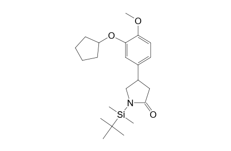 Rolipram, N-(tert.-butyldimethylsilyl)-