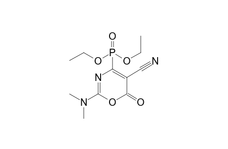 Diethyl (5-Cyano-2-dimethylamino-6-oxo-6H-1,3-oxazin-4-yl)phosphonate