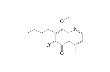 8-Methoxy-7-butyl-4-methyl-5,6-quinolinedione