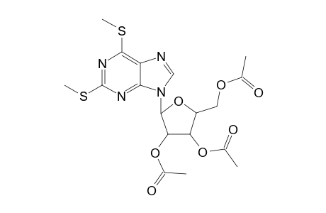 2,6-Dimethylmercapto-9.beta.-(2',3',5'-tri-O-acetyl-D-ribofuranosyl)purine