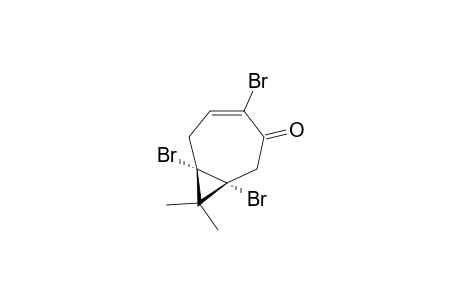 cis-1,4,7-tribromo-8,8-dimethylbicyclo[5.1.0]oct-4-en-3-one
