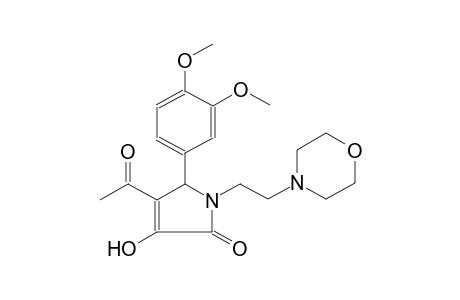 2H-pyrrol-2-one, 4-acetyl-5-(3,4-dimethoxyphenyl)-1,5-dihydro-3-hydroxy-1-[2-(4-morpholinyl)ethyl]-