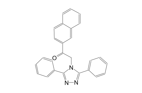 2-(3,5-diphenyl-4H-1,2,4-triazol-4-yl)-1-(2-naphthyl)ethanone