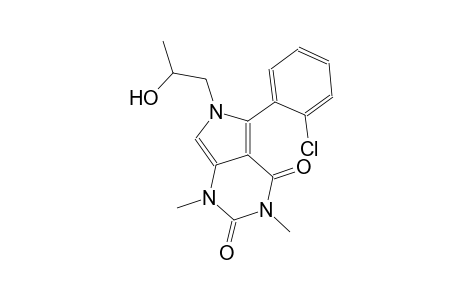 1H-pyrrolo[3,4-d]pyrimidine-2,4(3H,6H)-dione, 5-(2-chlorophenyl)-6-(2-hydroxypropyl)-1,3-dimethyl-