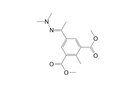 1,3-Benzenedicarboxylic acid, 5-[1-(dimethylhydrazono)ethyl]-2-methyl-, dimethyl ester