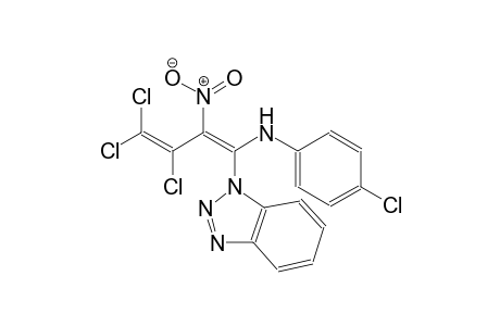 N-[(1E)-1-(1H-1,2,3-benzotriazol-1-yl)-3,4,4-trichloro-2-nitro-1,3-butadienyl]-4-chloroaniline