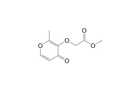 2-(4-keto-2-methyl-pyran-3-yl)oxyacetic acid methyl ester