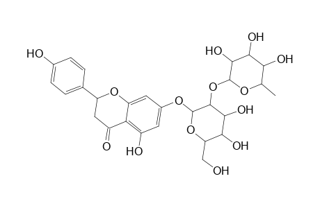 4H-1-Benzopyran-4-one, 7-[[2-O-(6-deoxy-.alpha.-L-mannopyranosyl)-.beta.-D-glucopyranosyl]oxy]-2,3-dihydro-5-hydroxy-2-(4-hydroxyphenyl)-, (S)-