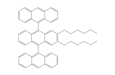 2',3'-Dihexyl-9,10-trianthrylene