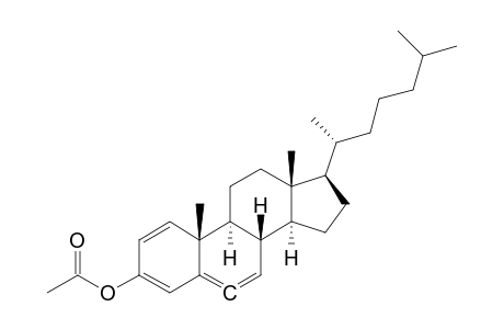 Cholesta-1,3,5,7-tetraen-3-ol, acetate