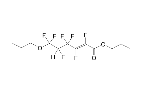 PROPYL 2,3,4,4,5,6,6-HEPTAFLUORO-6-PROPOXY-2-HEXENOATE