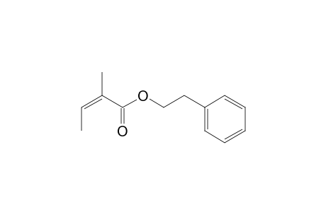 (Z)-2-methylbut-2-enoic acid phenethyl ester