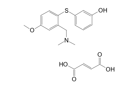 N,N-Dimethyl-2-[(3'-hydroxyphenyl)thio]-5-methoxybenzylamine; maleate