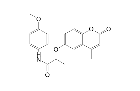 propanamide, N-(4-methoxyphenyl)-2-[(4-methyl-2-oxo-2H-1-benzopyran-6-yl)oxy]-