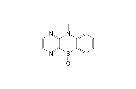 10H-Pyrazino[2,3-b][1,4]benzothiazine, 10-methyl-, 5-oxide