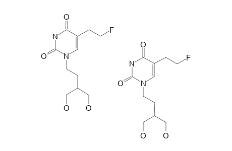 HHB-5-FEP;N-1-[4-HYDROXY-3-(HYDROXYMETHYL)-BUTYL]-5-(2-FLUOROETHYL)-PYRIMIDIN-2,4-DIONE