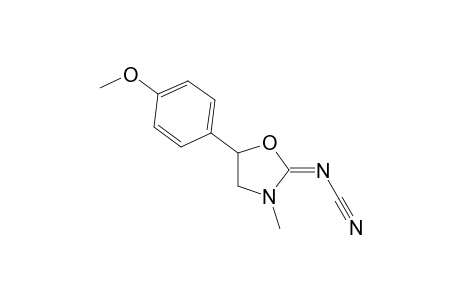 2-Cyanoimino-4,5-dihydro-3-methyl-5-(4-methoxyphenyl)-1,3-dioxazole