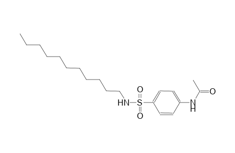 N-{4-[(undecylamino)sulfonyl]phenyl}acetamide